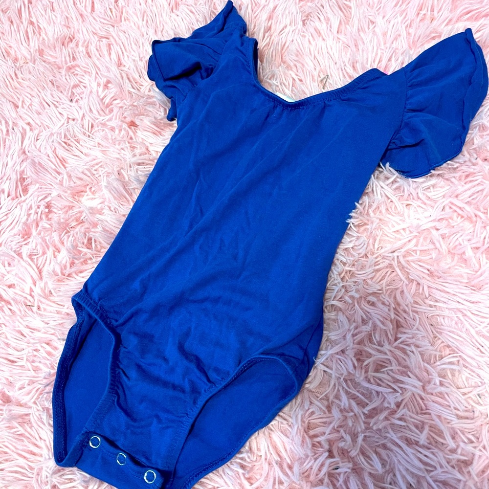 Toddler 18-24 month ruffle sleeve leo